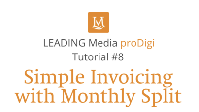 LEADING Media proDigi Tutorial #8 Monthly split